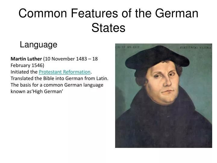 common features of the german states