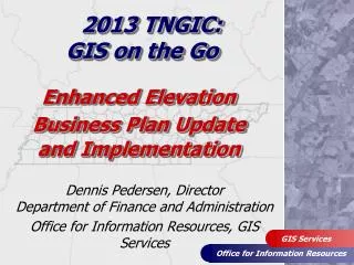 Enhanced Elevation Business Plan Update and Implementation