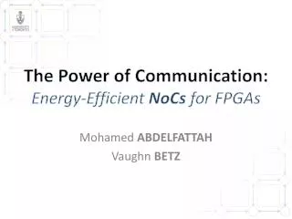 The Power of Communication: Energy-Efficient NoCs for FPGAs