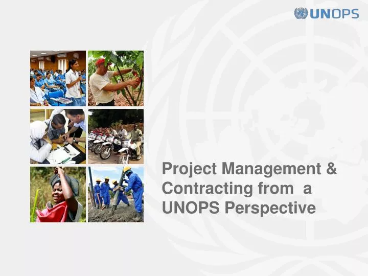 project management contracting from a unops perspective