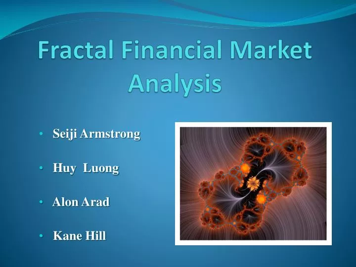 fractal financial market analysis