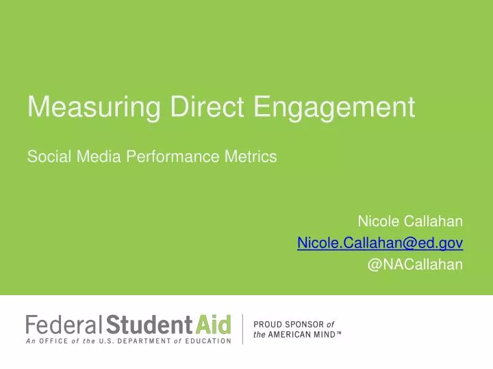 measuring direct engagement