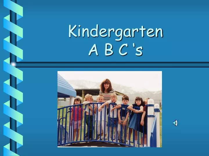 kindergarten a b c s