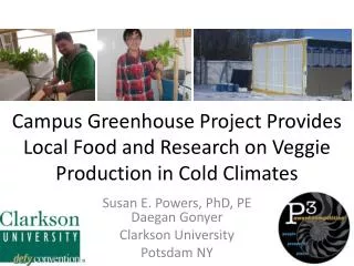 Campus Greenhouse Project Provides Local Food and Research on Veggie Production in Cold Climates