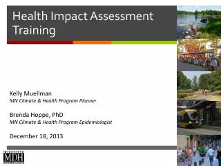 Health Impact Assessment Training