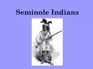 Seminole Indians