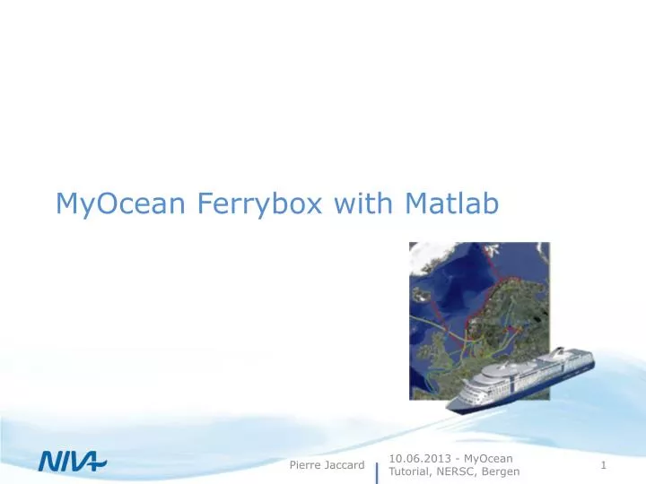 myocean ferrybox with matlab
