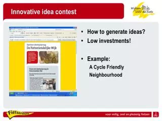Innovative idea contest