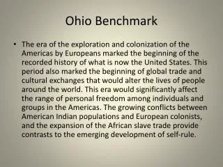 Ohio Benchmark
