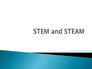 STEM and STEAM