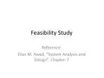 Feasibility Study - slide 1