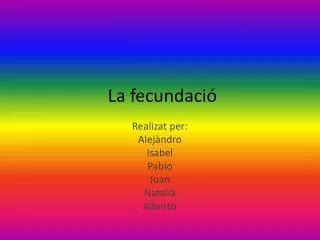 la fecundaci