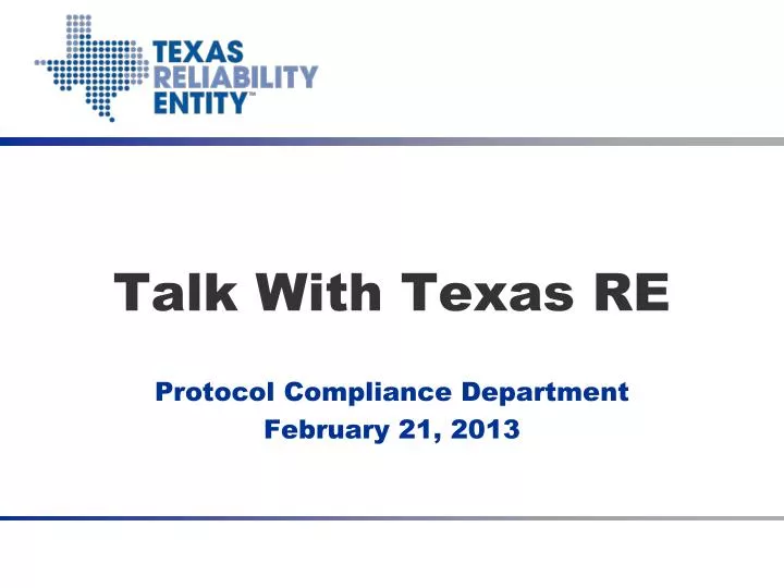 talk with texas re