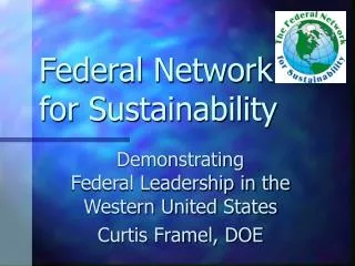 Federal Network for Sustainability