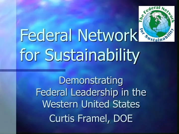 federal network for sustainability