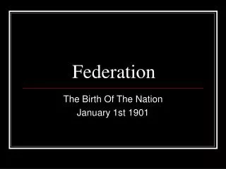 federation