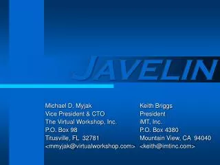 J AVELIN