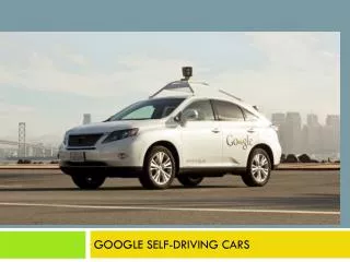 Google driver-free cars