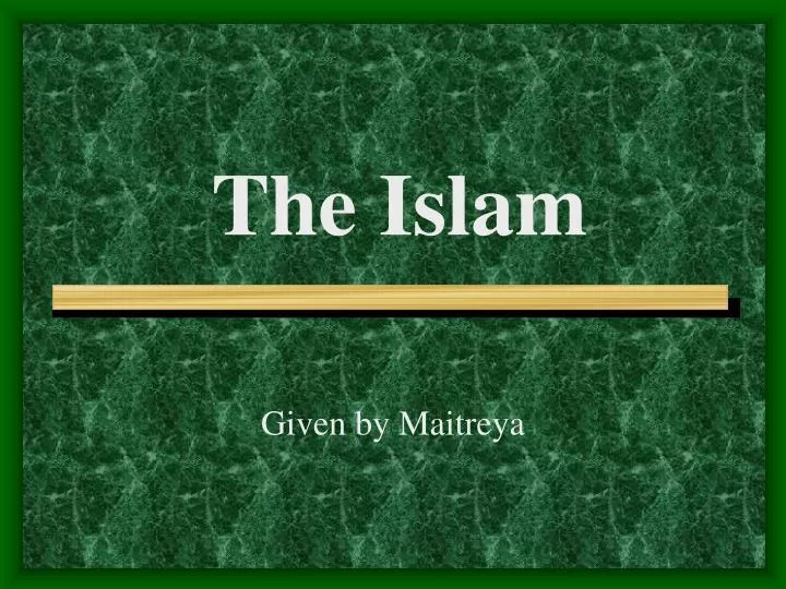 the islam