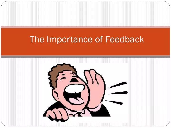 the importance of feedback