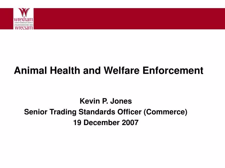 animal health and welfare enforcement