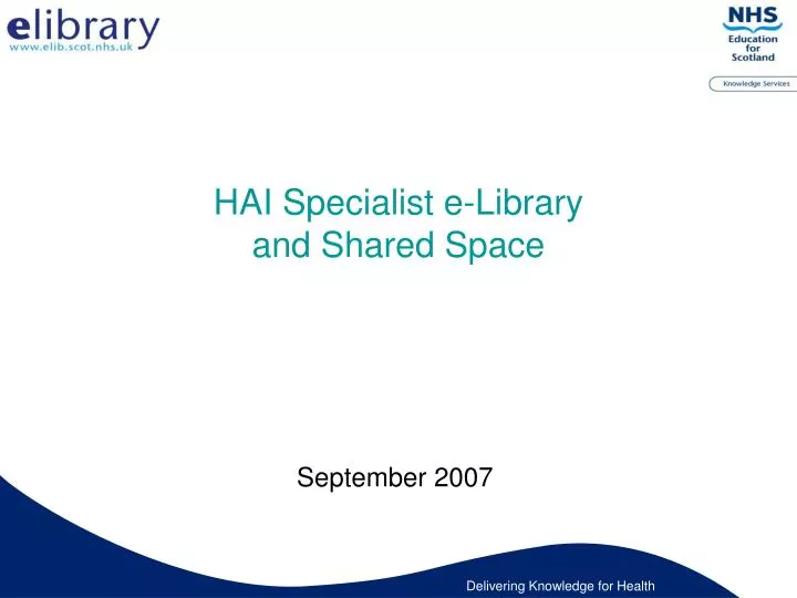 hai specialist e library and shared space