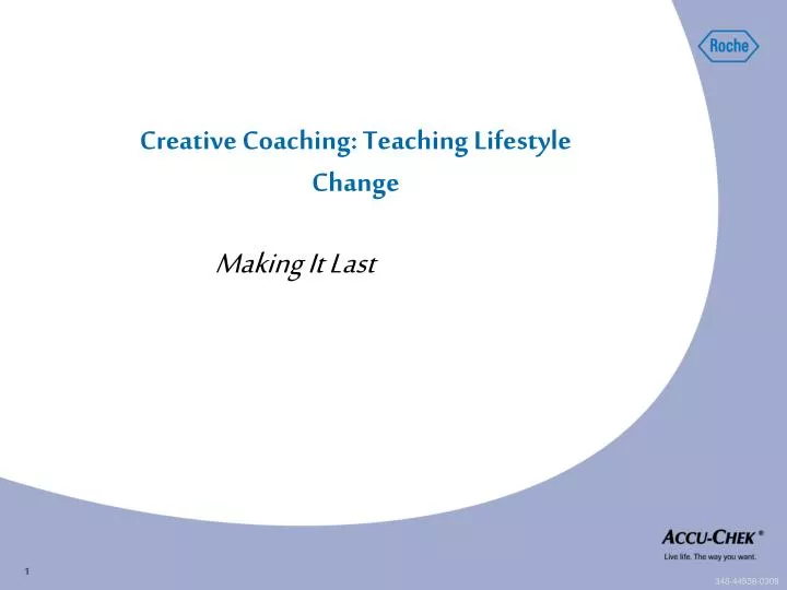 creative coaching teaching lifestyle change