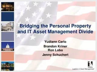 Bridging the Personal Property and IT Asset Management Divide