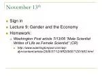 November 13 th - slide 1