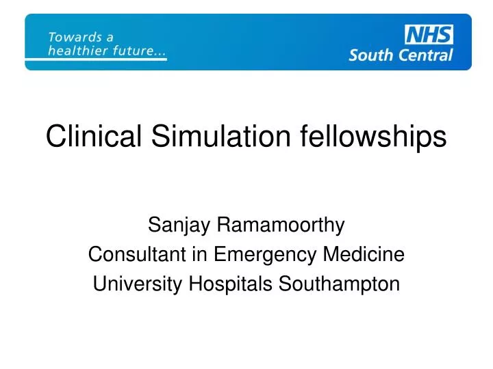 clinical simulation fellowships