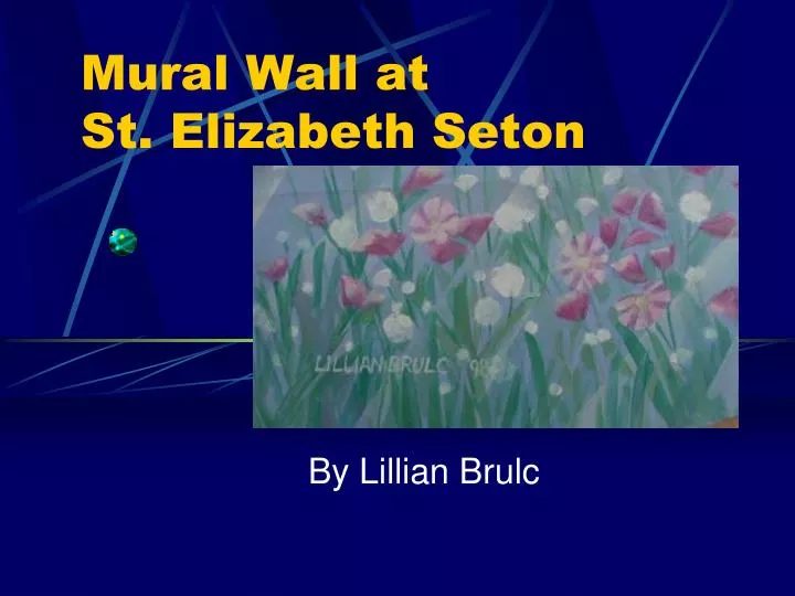 mural wall at st elizabeth seton