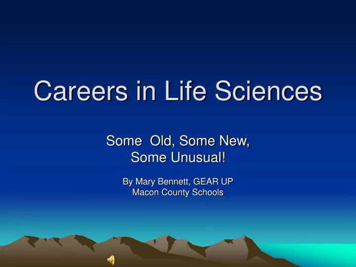 careers in life sciences