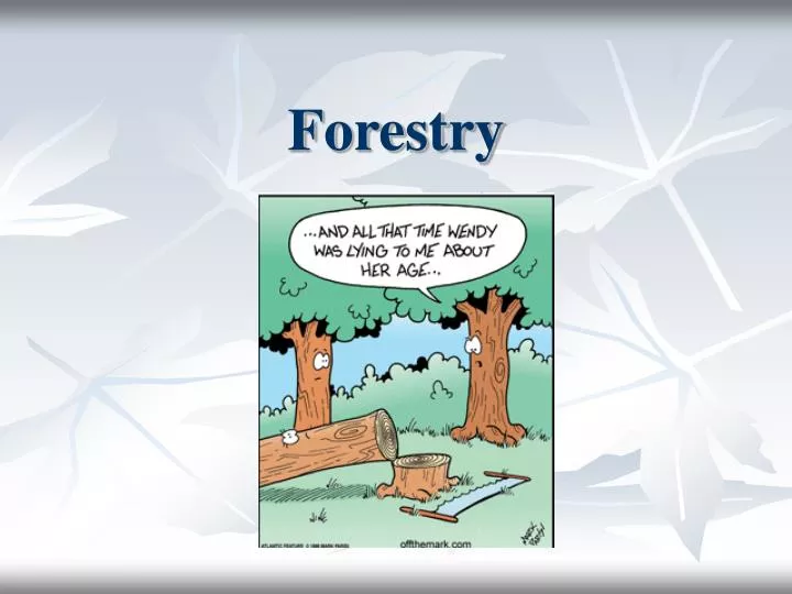 forestry