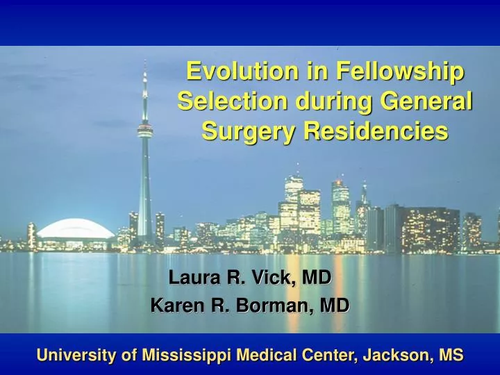 evolution in fellowship selection during general surgery residencies