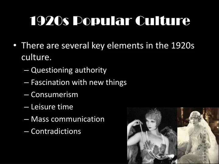 1920s popular culture
