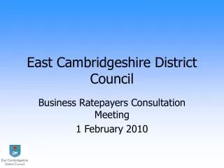 East Cambridgeshire District Council