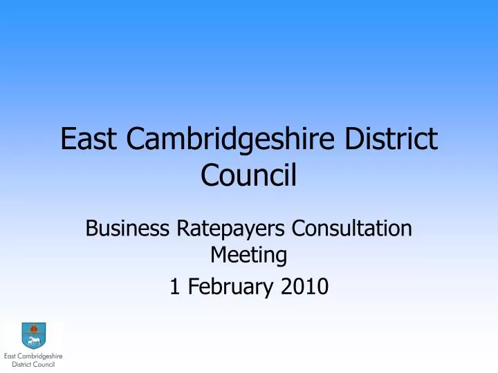east cambridgeshire district council