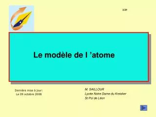 le mod le de l atome