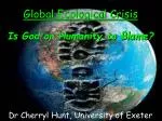 Global Ecological Crisis Is God or Humanity to Blame? - slide 1