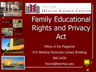 Family Educational Rights and Privacy Act