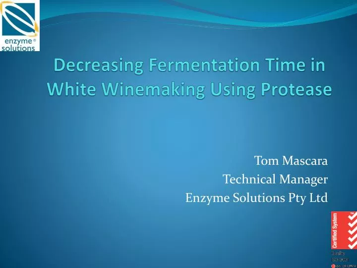 decreasing fermentation time in white winemaking using protease