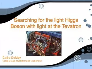 Searching for the light Higgs Boson with light at the Tevatron