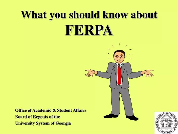 what you should know about ferpa