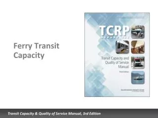 Ferry Transit Capacity
