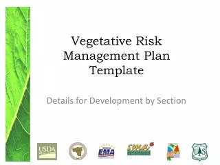 Vegetative Risk Management Plan Template