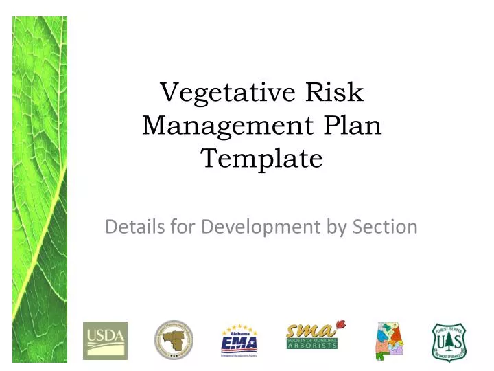 vegetative risk management plan template