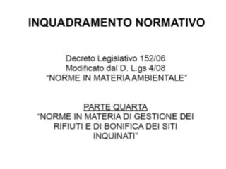 Da notare che: L’allegato A alla voce Q16 riporta: “qualunque sostanza, materiale o prodotto che non rientri nelle categ