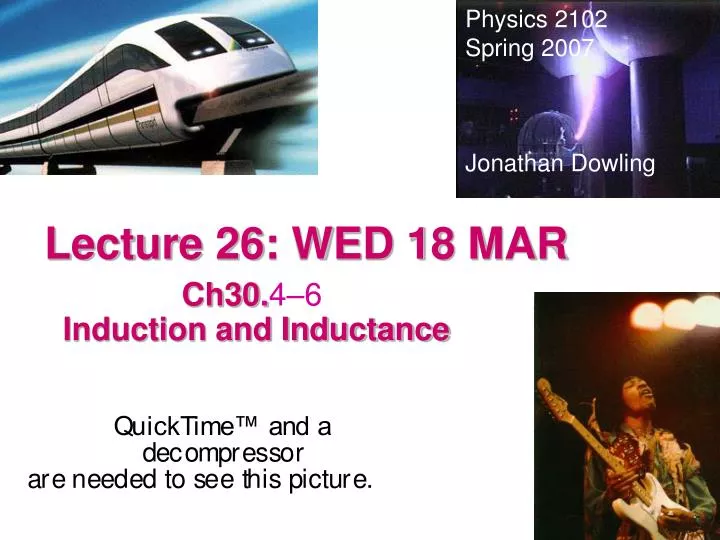 lecture 26 wed 18 mar