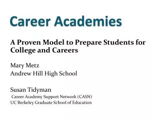 Career Academies