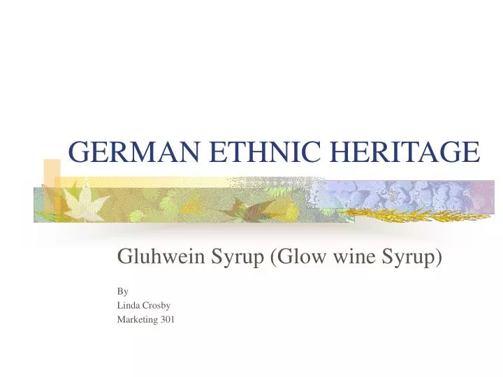 german ethnic heritage
